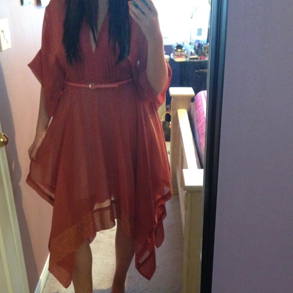 Flowy Dress with Studs 🧡✨